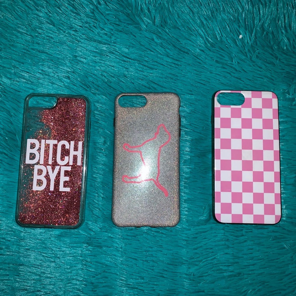 iPhone Cases (3) fits iPhones 6, 7, and 8 Plus